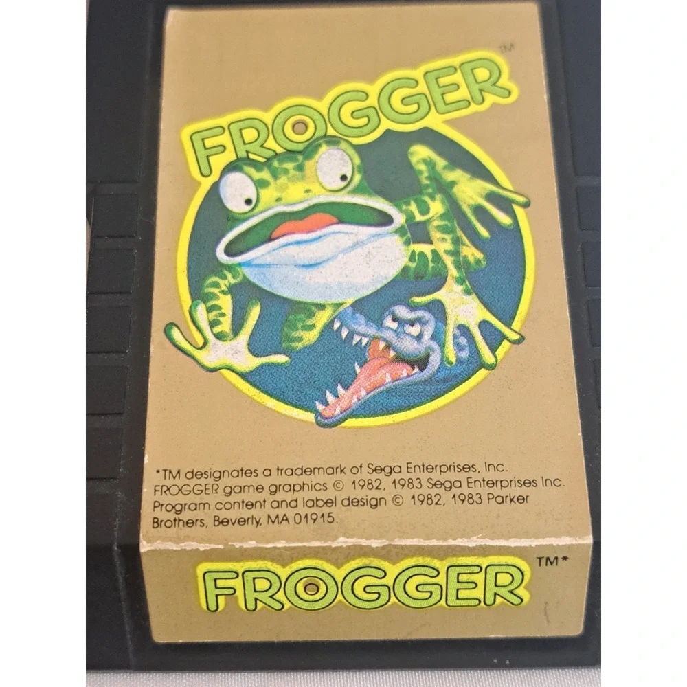 Vintage Mattel Intellivision Game Cartridge Lot 8 Frogger Atlantis Dragonfire